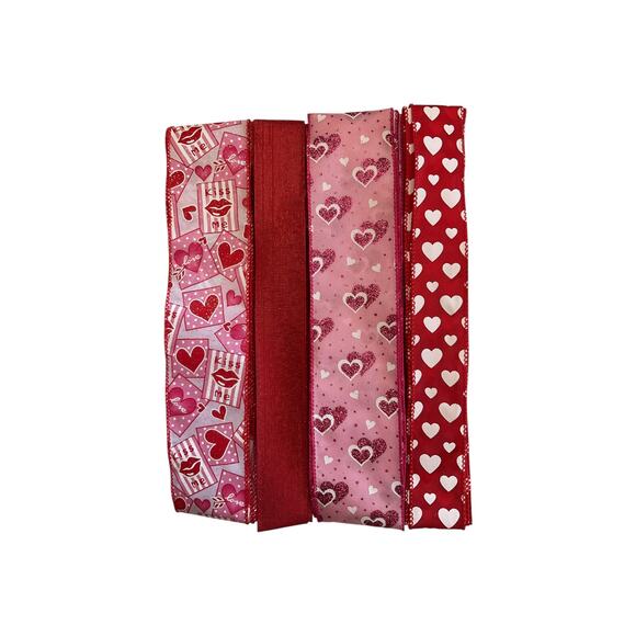 Valentine’s Day Wreath Kit | Sign & Ribbon Bundle | Heart, Cupid & Love Theme - Picture 2 of 4